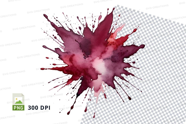 Abstract wine splash