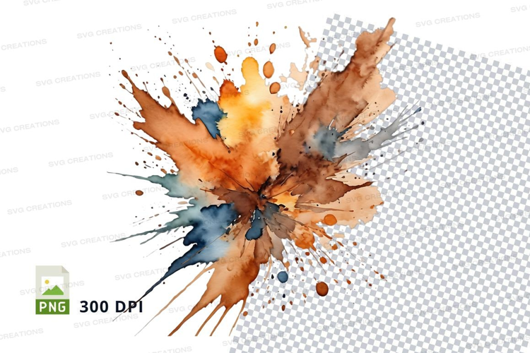 Abstract watercolor splash