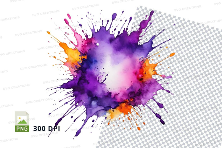 Colorful paint splash