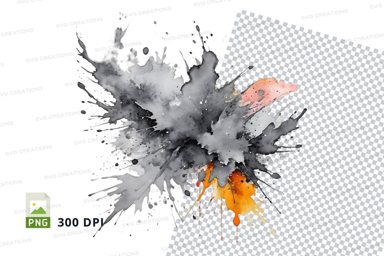 Abstract watercolor splash