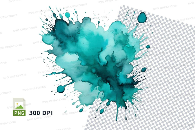 Abstract watercolor splash