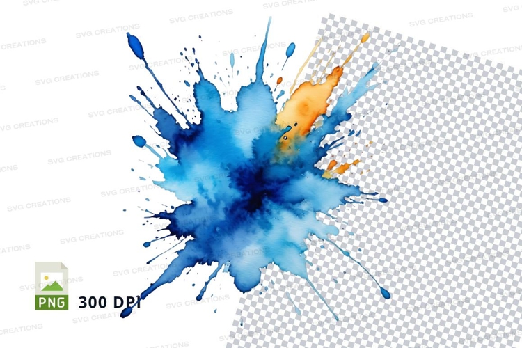 Watercolor splash