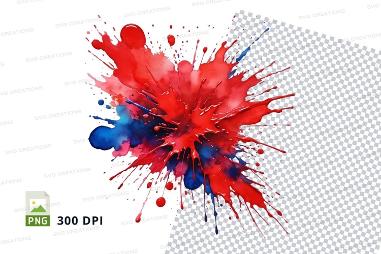 Colorful paint splash