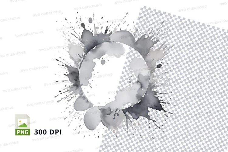 Vibrant paint splash example image 1