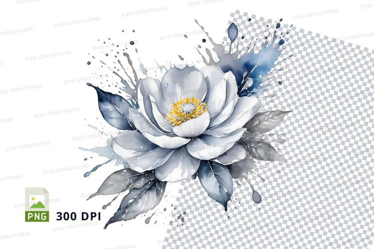 Watercolor flower