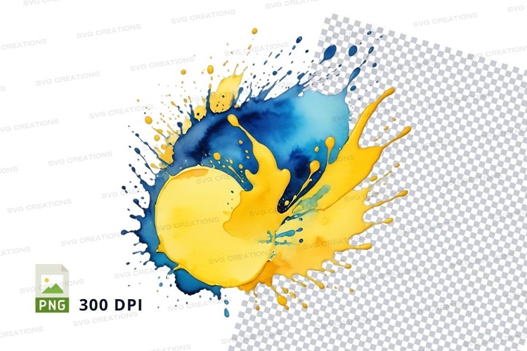 Paint Splatter Clipart Image 2