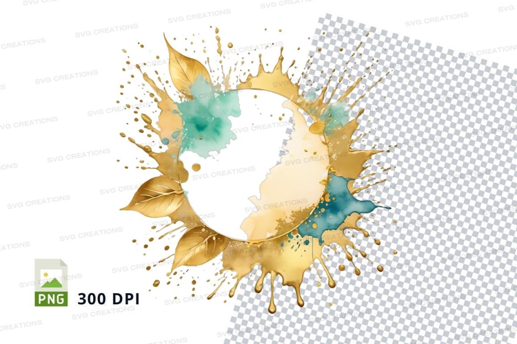 Golden Frame Png Image 14