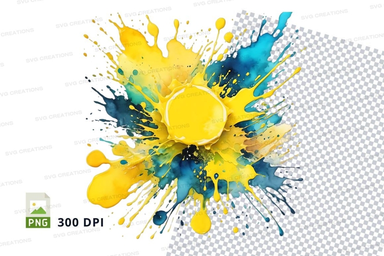 Vibrant sunflower splash