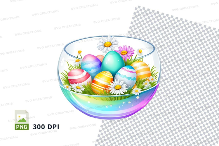 Easter eggs in a bowl