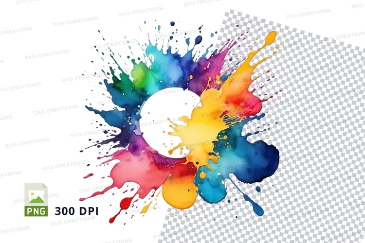 Splatter Paint Clipart Image 12