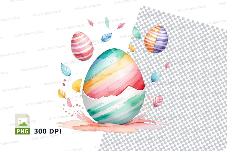 Colorful easter eggs