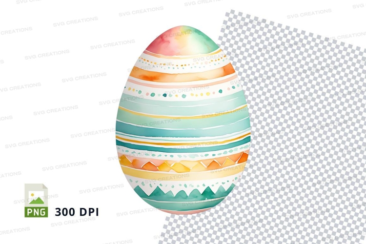 Decorated easter egg