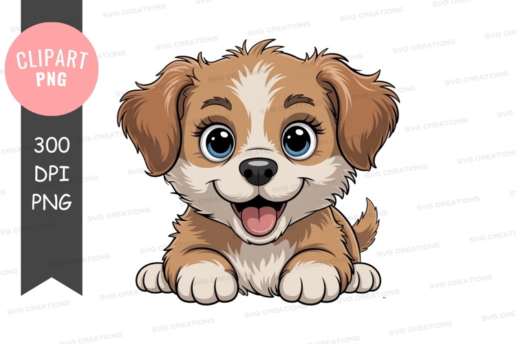 Happy puppy clipart png