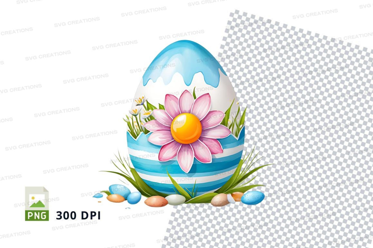Decorated easter egg