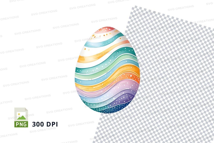 Colorful easter egg