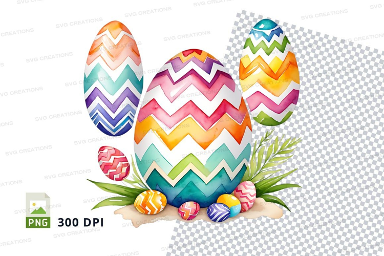 Colorful easter eggs