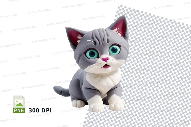Kitten Clipart Image 2