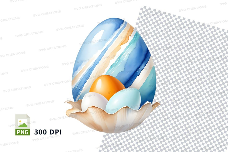 Colorful easter egg