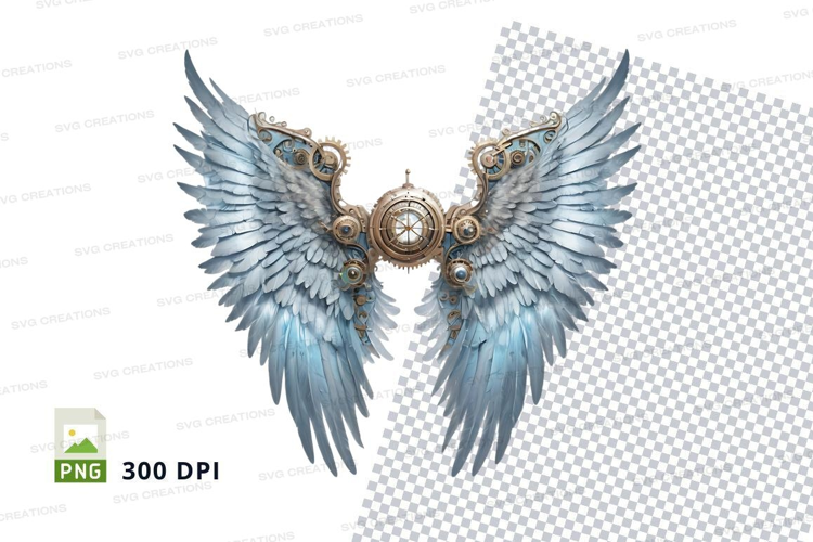 Steampunk angel wings