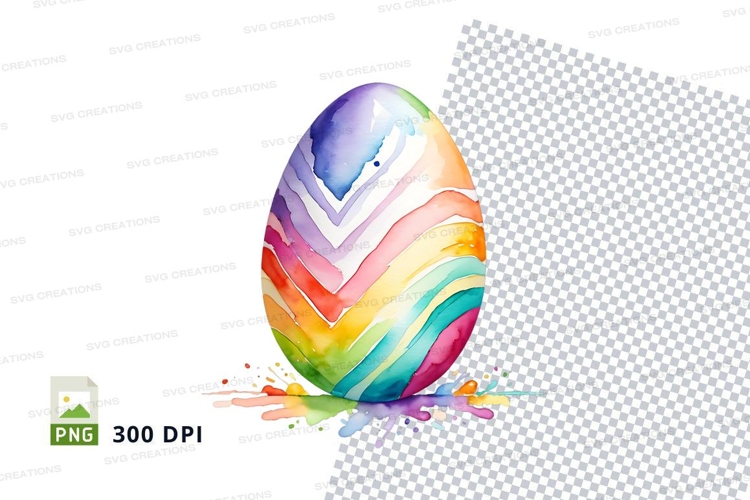 Colorful easter egg