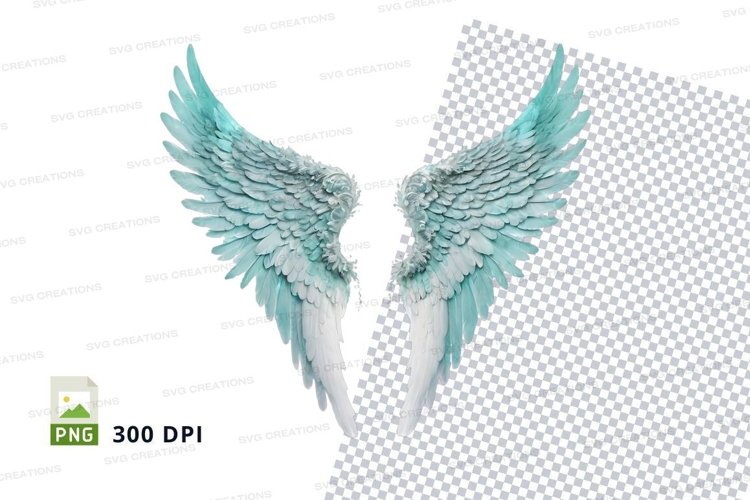 Celestial angel wings