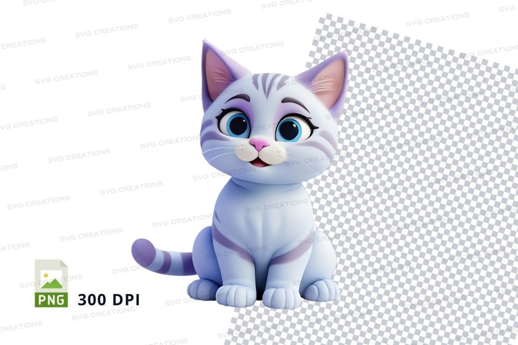 Cartoon cat clipart