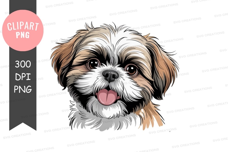 Shih Tzu Clipart Image 3