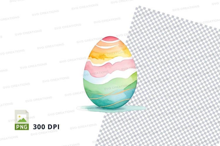 Colorful easter egg