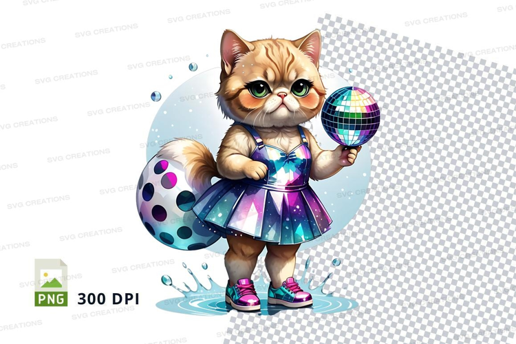 Disco cat