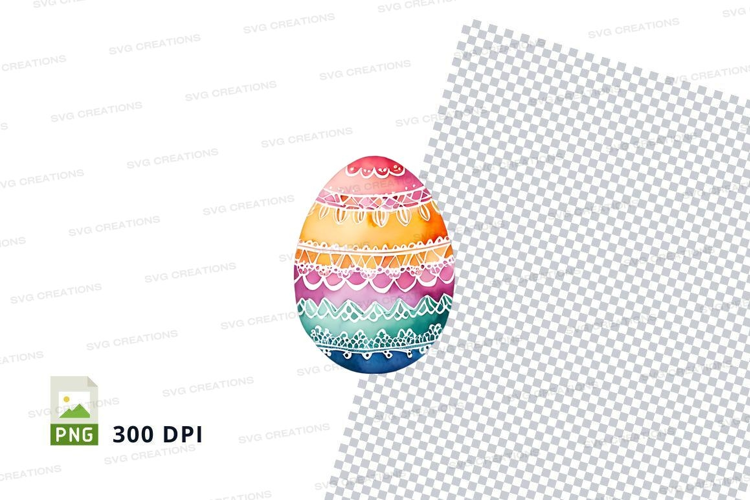 Decorated easter egg