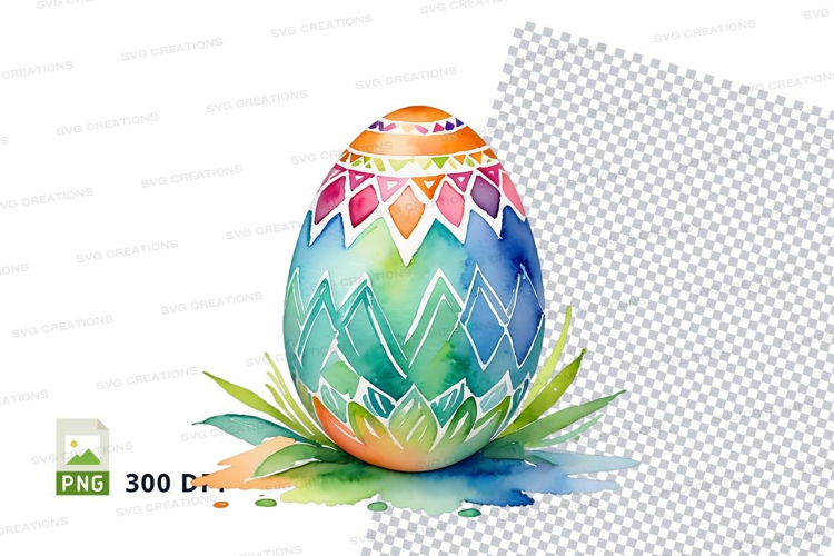 Decorated easter egg