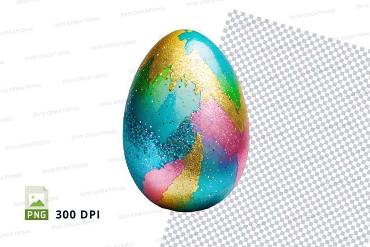 Colorful easter egg