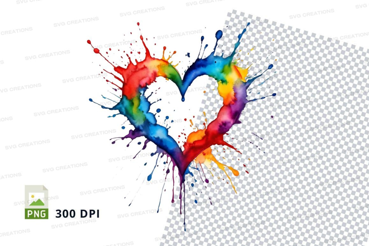 Colorful paint splash