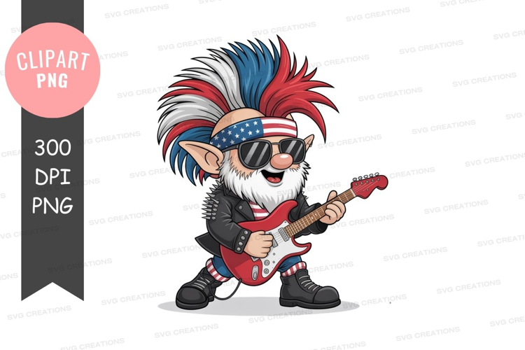 Rocking patriot gnome
