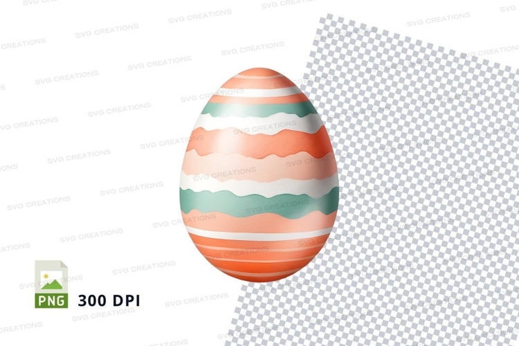 Decorative easter egg clipart png