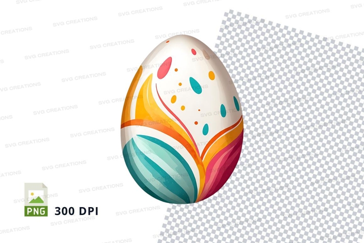 Decorative easter egg clipart png