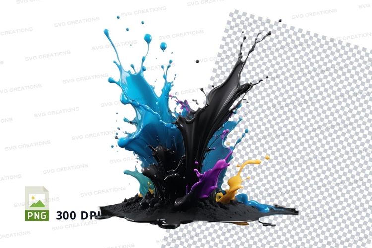 Paint splatter clipart png