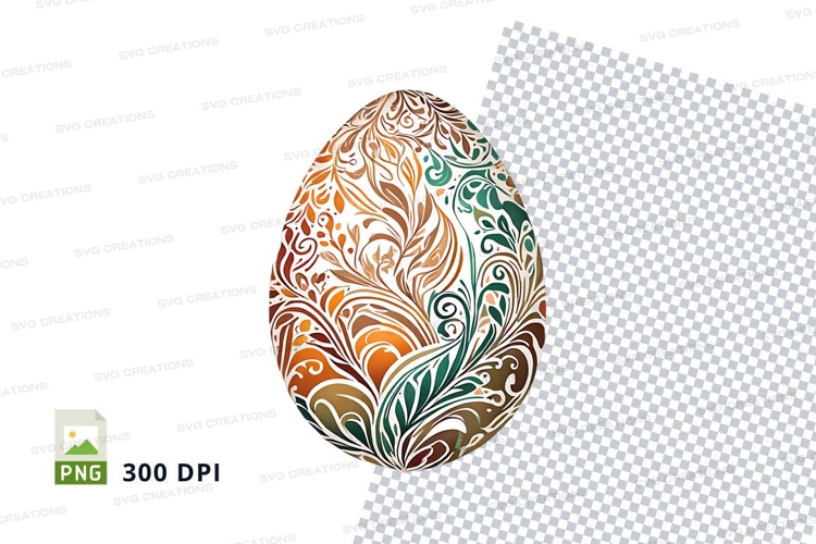 Decorative easter egg clipart png