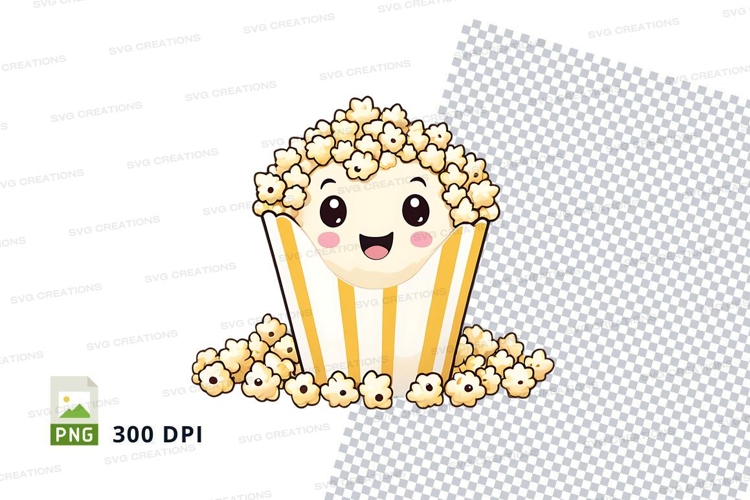 Popcorn bucket clipart png