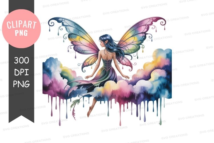 Fairy on a cloud example image 1