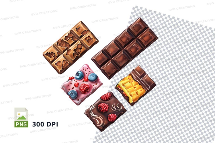 Chocolate bar packaging mockup