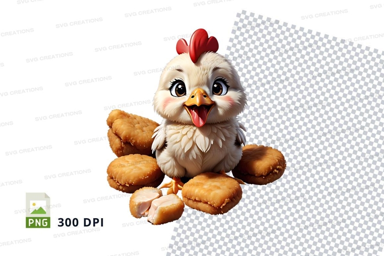 Cartoon chicken clipart png