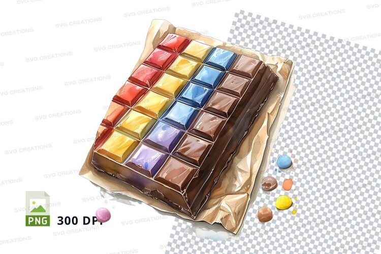 Chocolate bar packaging mockup example image 1