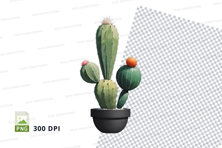 Clipart png of cactus in pot