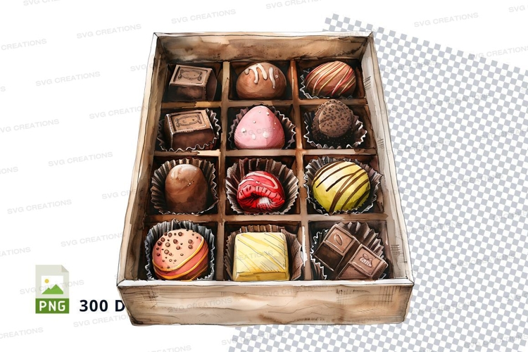 Chocolate box mockup