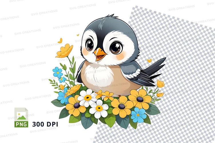 Cartoon Flowers Clipart Image 4