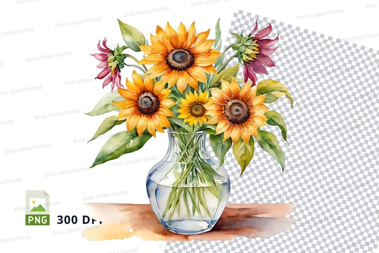 Sunflower Clipart Image 2