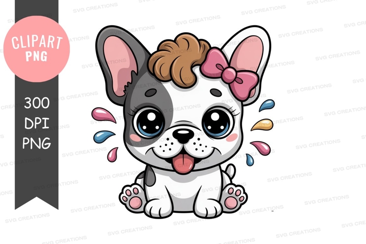 Playful puppy clipart png
