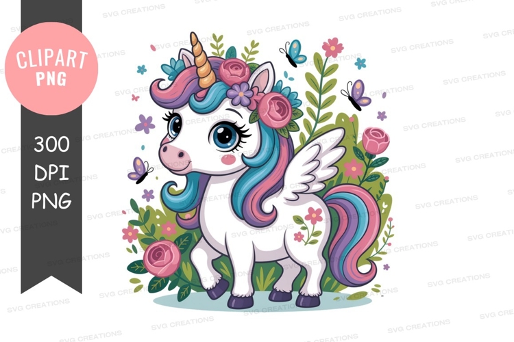 Unicorn Clipart Image 9