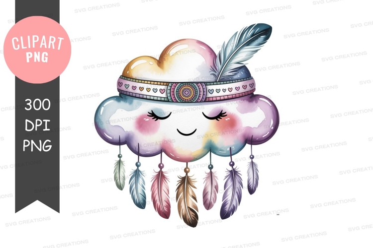 Cute Cloud Clipart Image 3